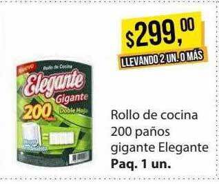 Supermercados Damesco Rollo de cocina 200 paños gigante elegante oferta
