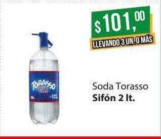 Supermercados Damesco Soda torasso sifón oferta