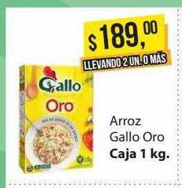 Supermercados Damesco Arroz gallo oro oferta