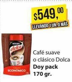 Supermercados Damesco Café suave o clásico dolca oferta