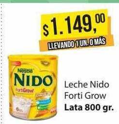 Supermercados Damesco Leche nido forti grow oferta