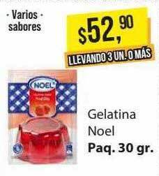 Supermercados Damesco Gelatina noel oferta