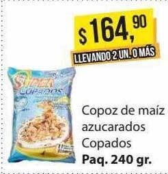 Copoz de maiz azucarados copados