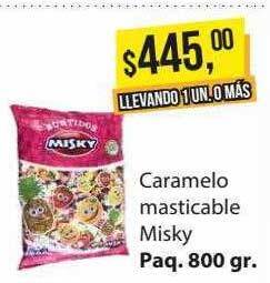 Supermercados Damesco Caramelo masticable misky oferta