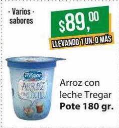 Supermercados Damesco Arroz con leche tregar oferta