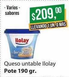 Supermercados Damesco Queso untable ilolay oferta