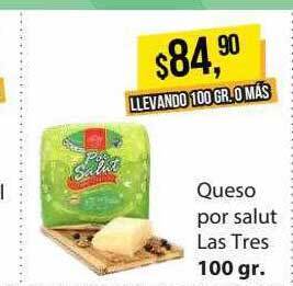 Supermercados Damesco Queso por salut las tres oferta