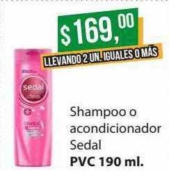 Supermercados Damesco Shampoo o acondicionador sedal oferta