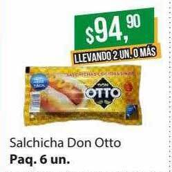 Supermercados Damesco Salchicha don otto oferta