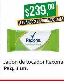 Supermercados Damesco Jabón de tocador rexona oferta