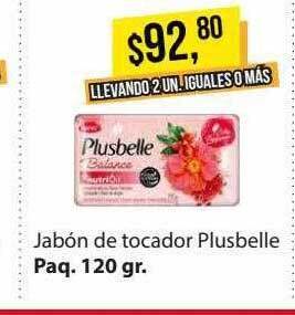 Supermercados Damesco Jabón de tocador plusbelle oferta