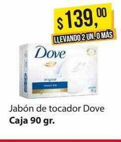 Supermercados Damesco Jabón de tocador dove oferta