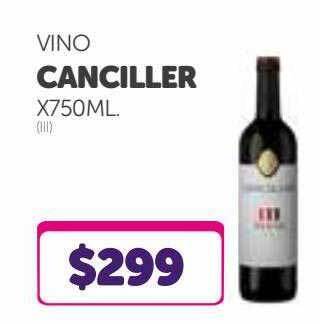 La Gallega Supermercados Vino canciller oferta