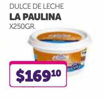 La Gallega Supermercados Dulce de leche la paulina oferta