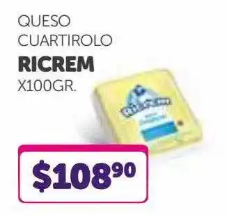 La Gallega Supermercados Queso cuartirolo ricrem oferta