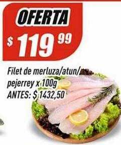 Supermercados Comodin Filet de merluza atun pejerrey oferta