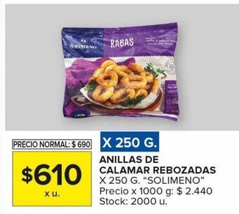 Carrefour Maxi Anillas de calamar rebozadas solimeno 250g oferta