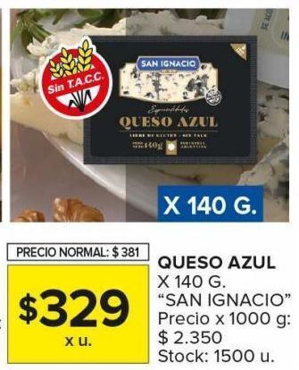 Carrefour Maxi Queso azul san ignacio 140g oferta