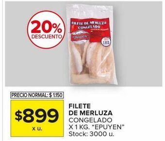 Carrefour Maxi Filete de merluza epuyen kg oferta