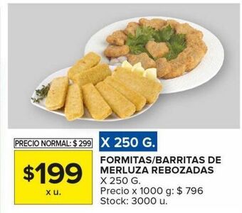 Carrefour Maxi Formitas/barritas de merluza rebozadas 250g oferta