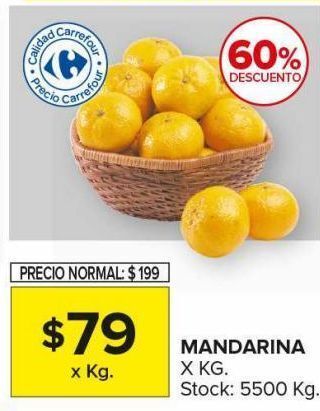 Carrefour Maxi Mandarina kg oferta
