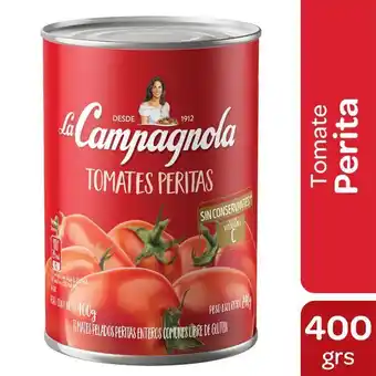 Carrefour Tomate pelado perita la campagnola lata x 400 grs oferta