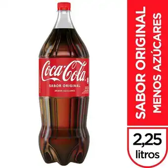 Carrefour Gaseosa coca cola sabor original 2.25 l. oferta
