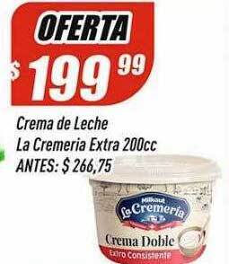 Supermercados Comodin Crema de leche la cremeria extra oferta