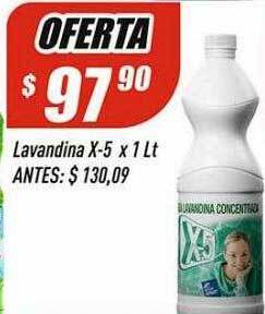 Supermercados Comodin Lavandina x-5 oferta