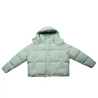 Coto Campera mujer oversize corta color verde talle 44 oferta
