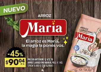 Coto Arroz largo fino maria oferta