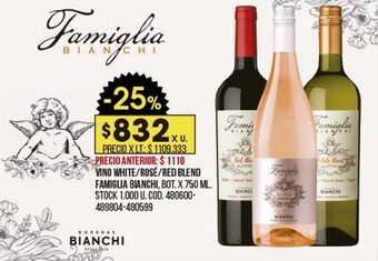 Coto Vino white/rosé/red blend famiglia bianchi oferta