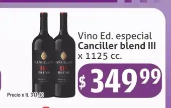 Gomez Pardo Vino Ed Especial Canciller Blend III oferta