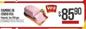 Supermercados Vea Fiambre de Cerdo Vea oferta