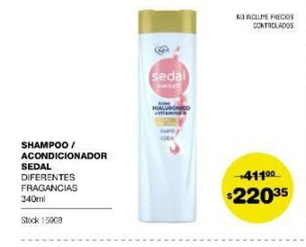 Sedal Shampoo/Acondicionador