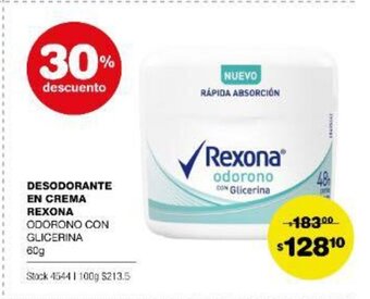 Atomo Conviene Rexona Desodorante En Crema oferta