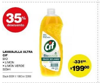 Atomo Conviene Cif Lavavajilla Ultra oferta