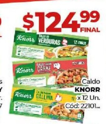 Diarco Knorr Caldo oferta