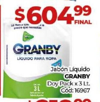Diarco Granby Jabón Liquido oferta