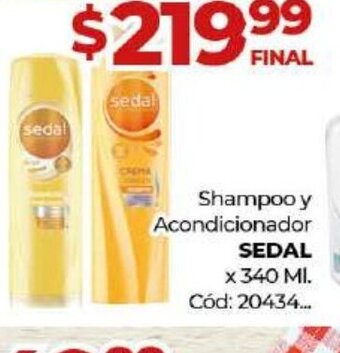Diarco Sedal Shampoo y Acondicionador oferta