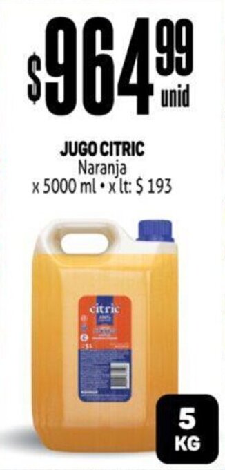 Makro Jugo citric oferta