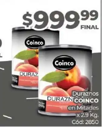 Diarco Coinco Duraznos oferta