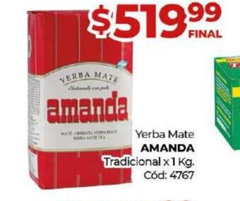 Diarco Amanda Yerba Mate oferta