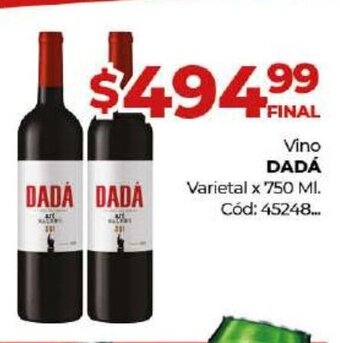 Diarco Dadá Vino oferta