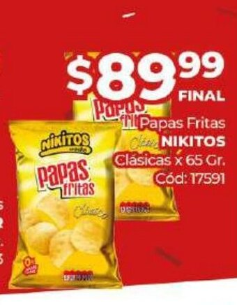 Diarco Nikitos Papas Fritas oferta