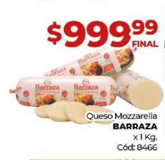 Diarco Barraza queso Mozzarella oferta
