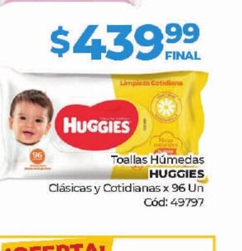 Diarco Huggies Toallas Húmedas oferta