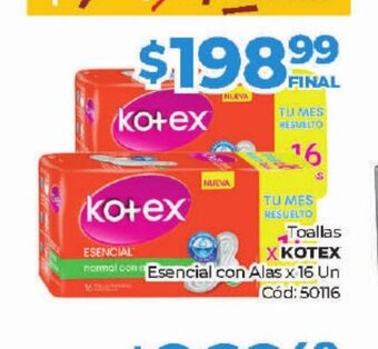 Diarco Kotex Toallas oferta