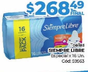 Diarco Siempre Libre Toallas oferta