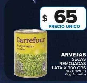 Carrefour Maxi Arvejas secas remojadas oferta
